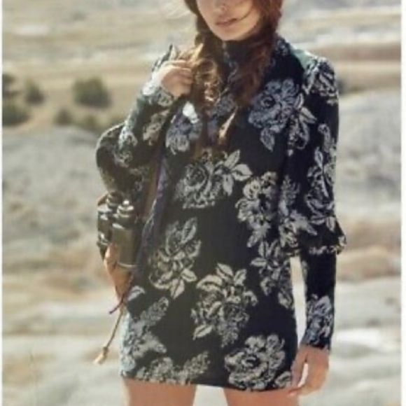 Free People Farrah Mock Neck Sweater Dress - Picture 14 of 16